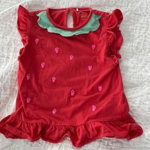 Mini Boden “Strawberry” Shirt
